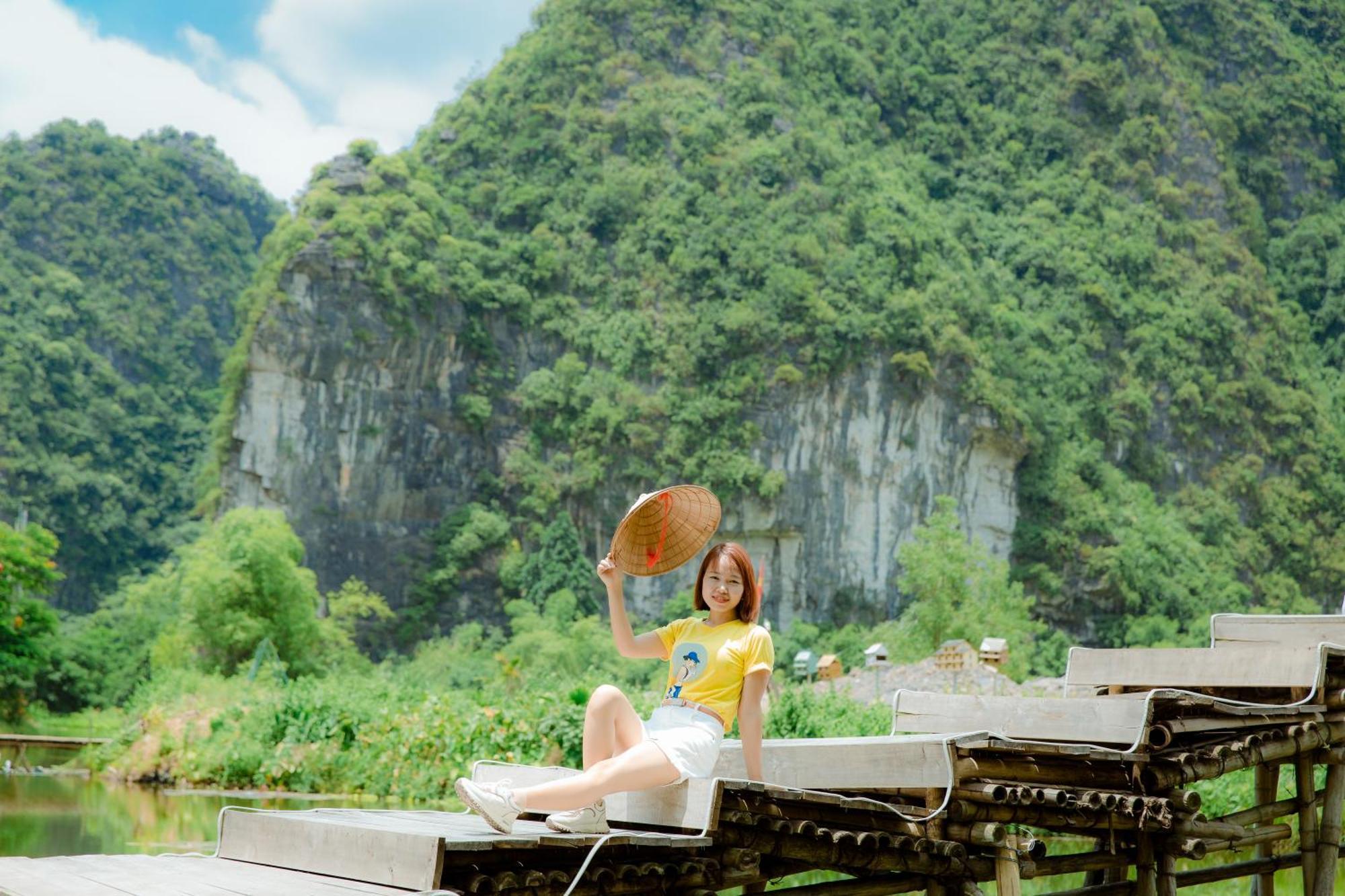 Quoc Khanh Bamboo Homestay Ниньбинь Экстерьер фото